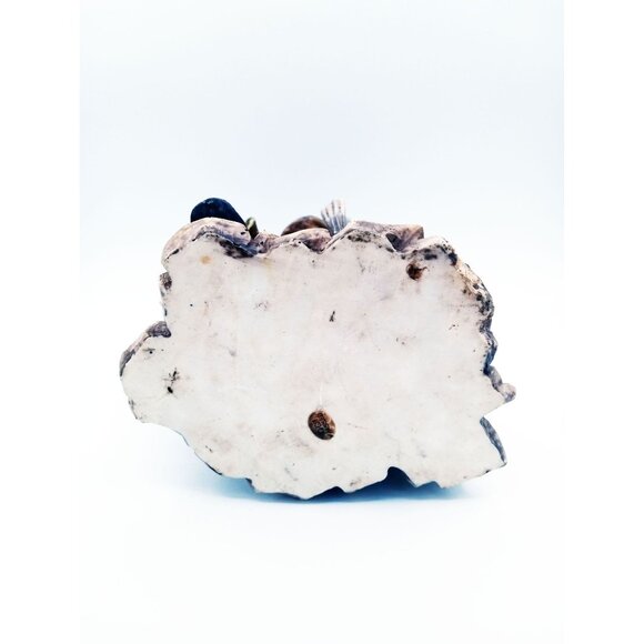 Clown with Angel Wings with Trumpet & Dog 9 Inches Tall Vintage 1980s Ceramic - Picture 9 of 16